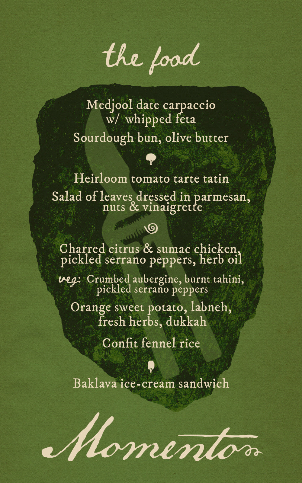 Momento Release Tasting & Dinner – Thurs 01 Oct