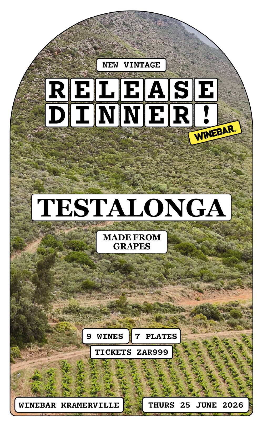 Testalonga's El Bandito Release & Dinner – Thurs 25 June